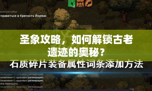 圣象攻略，如何解鎖古老遺跡的奧秘？