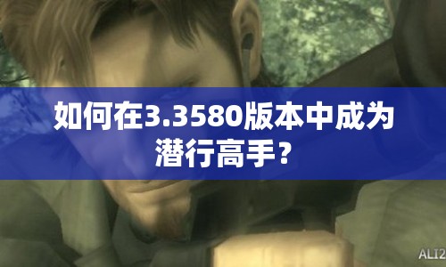 如何在3.3580版本中成為潛行高手？