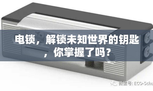 電鎖，解鎖未知世界的鑰匙，你掌握了嗎？