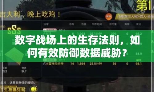 數(shù)字戰(zhàn)場(chǎng)上的生存法則，如何有效防御數(shù)據(jù)威脅？