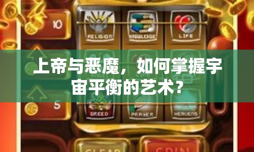 上帝與惡魔，如何掌握宇宙平衡的藝術(shù)？