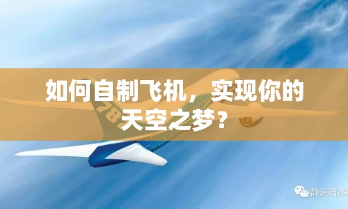 如何自制飛機(jī)，實(shí)現(xiàn)你的天空之夢(mèng)？