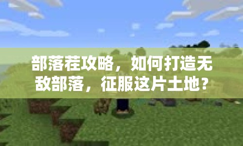部落茬攻略，如何打造無敵部落，征服這片土地？