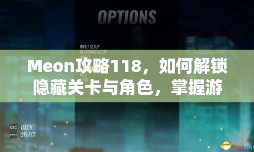 Meon攻略118，如何解鎖隱藏關(guān)卡與角色，掌握游戲精髓？