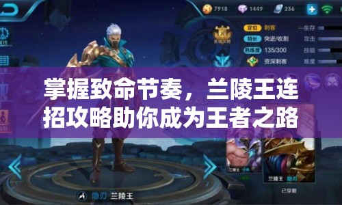 掌握致命節(jié)奏，蘭陵王連招攻略助你成為王者之路的霸主？