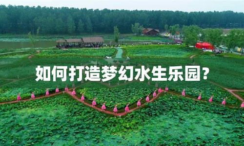如何打造夢幻水生樂園？