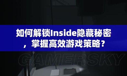 如何解鎖Inside隱藏秘密，掌握高效游戲策略？