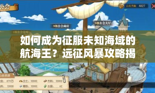 如何成為征服未知海域的航海王？遠(yuǎn)征風(fēng)暴攻略揭秘！