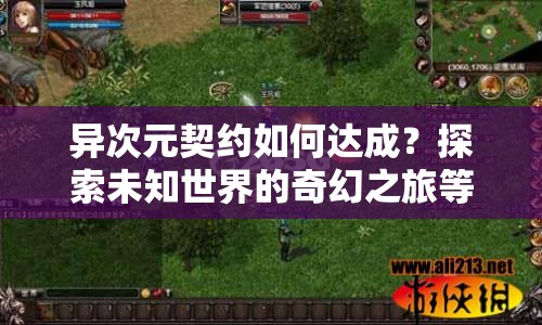 異次元契約如何達成？探索未知世界的奇幻之旅等你來開啟！