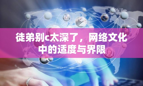徒弟別c太深了，網(wǎng)絡(luò)文化中的適度與界限