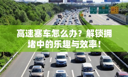 高速塞車怎么辦？解鎖擁堵中的樂趣與效率！