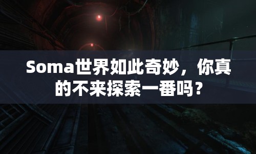 Soma世界如此奇妙，你真的不來探索一番嗎？