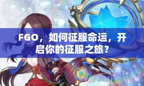 FGO，如何征服命運，開啟你的征服之旅？