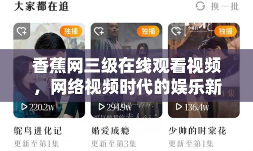 香蕉網(wǎng)三級在線觀看視頻，網(wǎng)絡視頻時代的娛樂新選擇