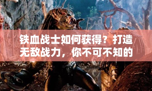 鐵血戰(zhàn)士如何獲得？打造無敵戰(zhàn)力，你不可不知的終極攻略！