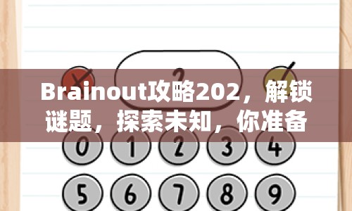 Brainout攻略202，解鎖謎題，探索未知，你準(zhǔn)備好了嗎？