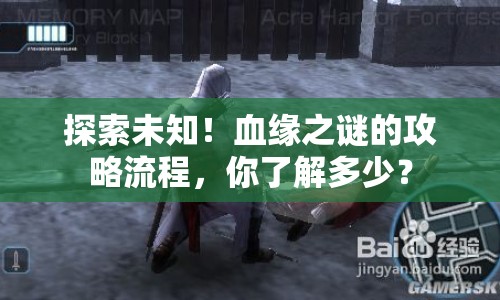 探索未知！血緣之謎的攻略流程，你了解多少？