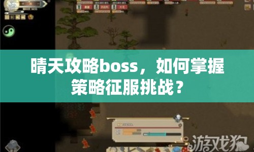 晴天攻略boss，如何掌握策略征服挑戰(zhàn)？