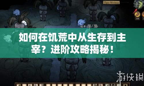 如何在饑荒中從生存到主宰？進(jìn)階攻略揭秘！