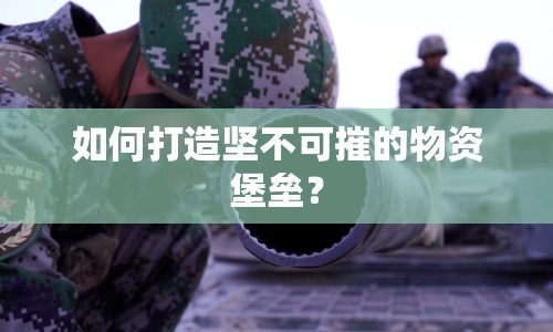 如何打造堅不可摧的物資堡壘？