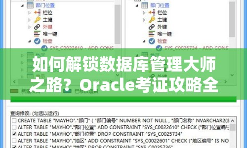 如何解鎖數(shù)據(jù)庫管理大師之路？Oracle考證攻略全解析