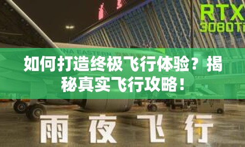 如何打造終極飛行體驗？揭秘真實飛行攻略！