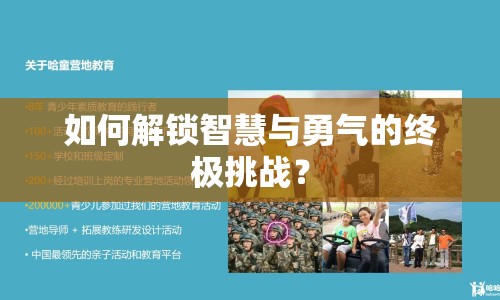 如何解鎖智慧與勇氣的終極挑戰(zhàn)？