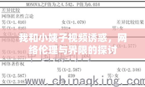 我和小姨子視頻誘惑，網(wǎng)絡(luò)倫理與界限的探討