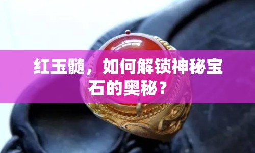 紅玉髓，如何解鎖神秘寶石的奧秘？