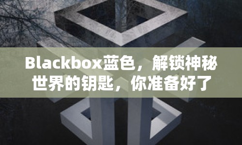 Blackbox藍(lán)色，解鎖神秘世界的鑰匙，你準(zhǔn)備好了嗎？