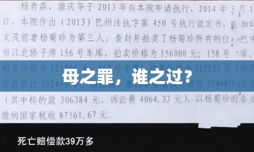 母之罪，誰(shuí)之過(guò)？