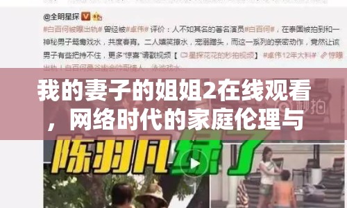 我的妻子的姐姐2在線觀看，網絡時代的家庭倫理與隱私邊界