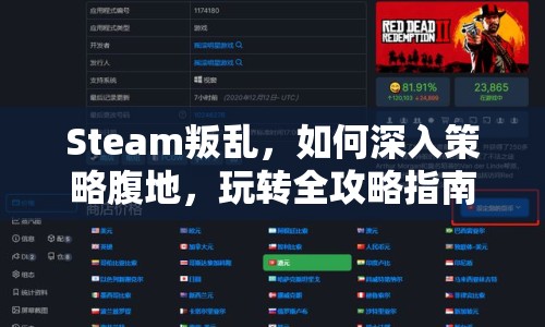 Steam叛亂，如何深入策略腹地，玩轉(zhuǎn)全攻略指南？