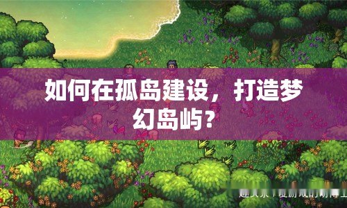 如何在孤島建設(shè)，打造夢(mèng)幻島嶼？
