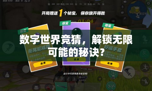 數(shù)字世界競猜，解鎖無限可能的秘訣？
