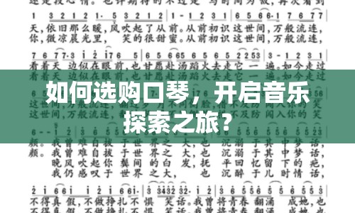 如何選購口琴，開啟音樂探索之旅？