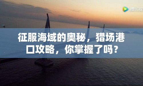 征服海域的奧秘，獵場港口攻略，你掌握了嗎？