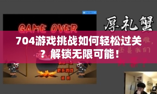 704游戲挑戰(zhàn)如何輕松過關(guān)？解鎖無限可能！