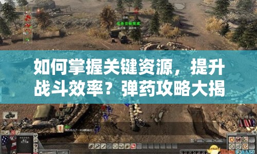 如何掌握關(guān)鍵資源，提升戰(zhàn)斗效率？彈藥攻略大揭秘！