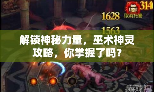 解鎖神秘力量，巫術(shù)神靈攻略，你掌握了嗎？