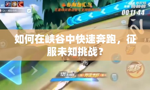 如何在峽谷中快速奔跑，征服未知挑戰(zhàn)？