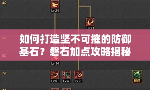 如何打造堅不可摧的防御基石？磐石加點攻略揭秘！