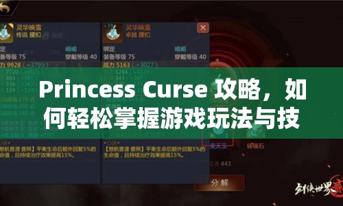 Princess Curse 攻略，如何輕松掌握游戲玩法與技巧？