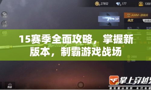 15賽季全面攻略，掌握新版本，制霸游戲戰(zhàn)場