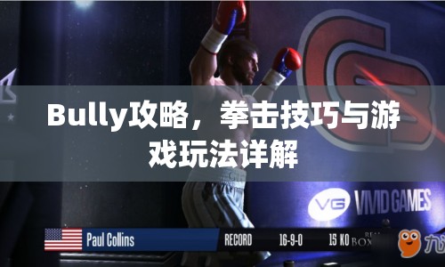 Bully攻略，拳擊技巧與游戲玩法詳解