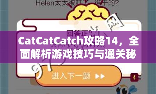 CatCatCatch攻略14，全面解析游戲技巧與通關(guān)秘籍