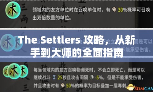 The Settlers 攻略，從新手到大師的全面指南