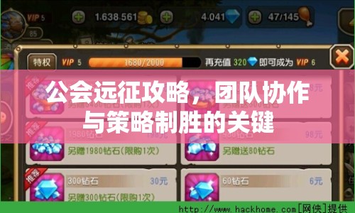 公會(huì)遠(yuǎn)征攻略，團(tuán)隊(duì)協(xié)作與策略制勝的關(guān)鍵