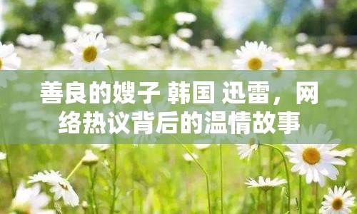 善良的嫂子 韓國(guó) 迅雷，網(wǎng)絡(luò)熱議背后的溫情故事