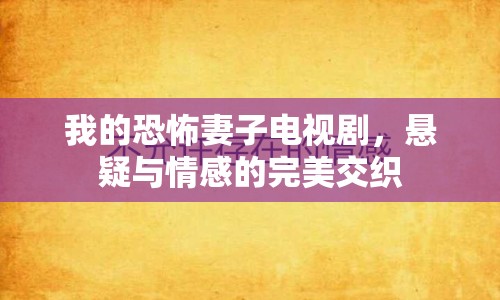 我的恐怖妻子電視劇，懸疑與情感的完美交織
